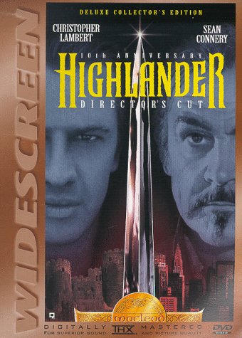 Highlander VHS Cover