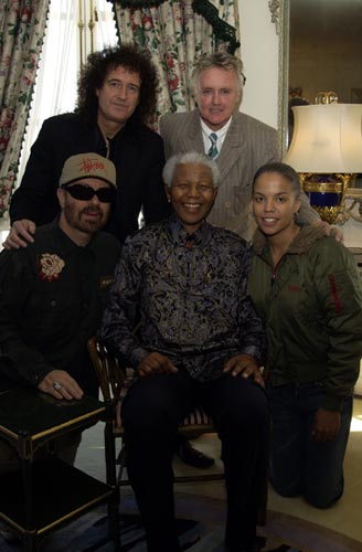 Roger & Brian with Mandela