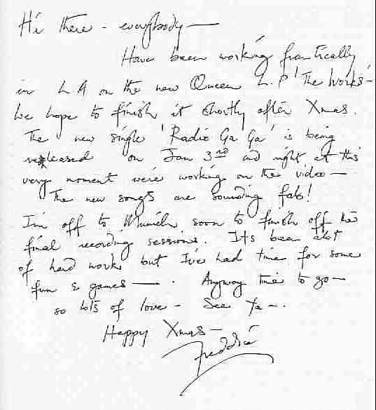 a letter 