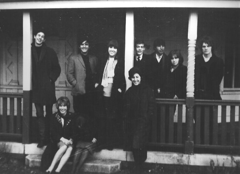 Freddie with College Friends