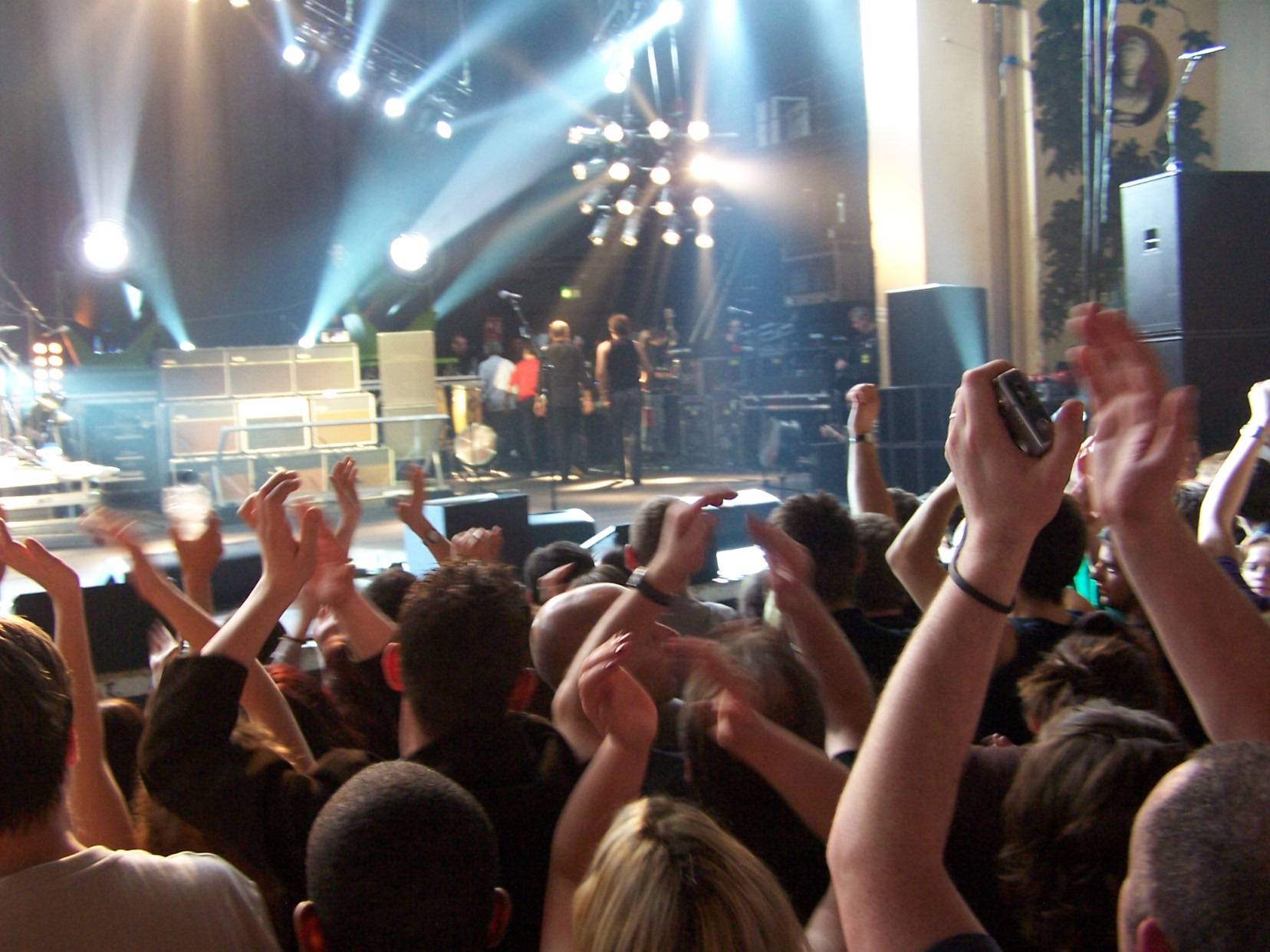 Band leaves stage at Brixton 
