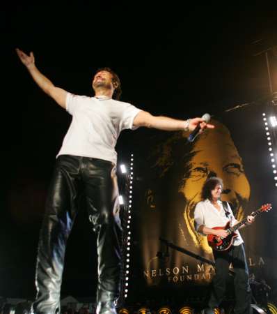 Brian and Paul at 46664 2005