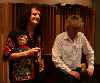 bri and roger in the studio