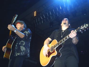 dany y Moses in aruba