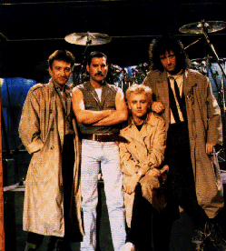 Publicity shot from "Princes of the Universe" video shoot