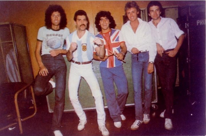 With Maradonna in Argentina