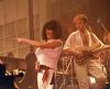 Freddie and John having fun