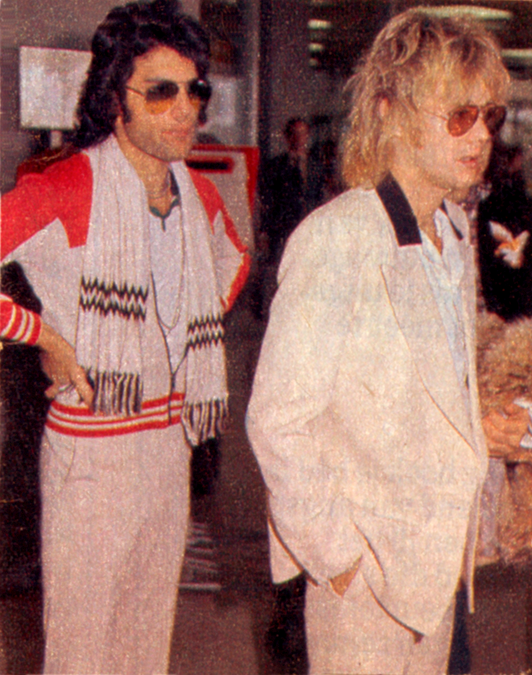 Freddie & Roger at the airport