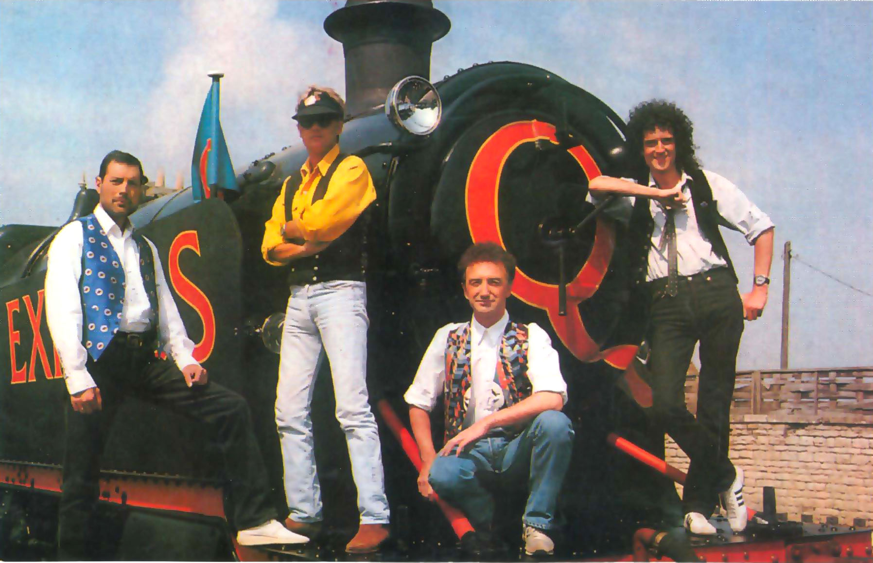 Miracle Express train shoot 1989