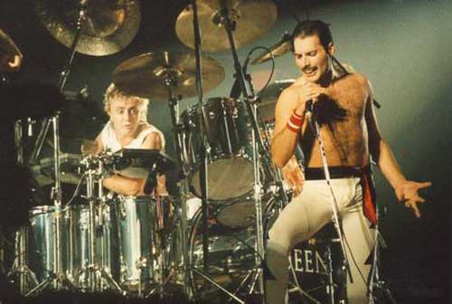 Fred & Rog on stage.