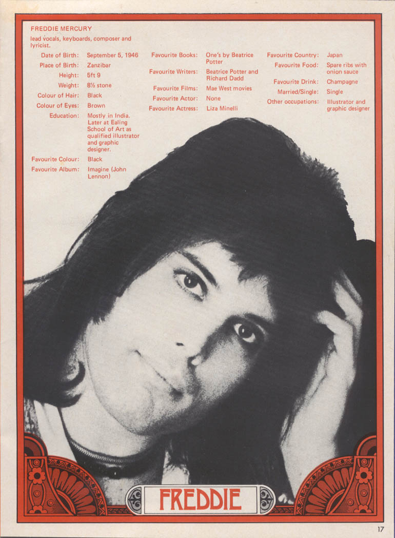 ANTIGUA REVISTA QUEEN - FREDDIE
