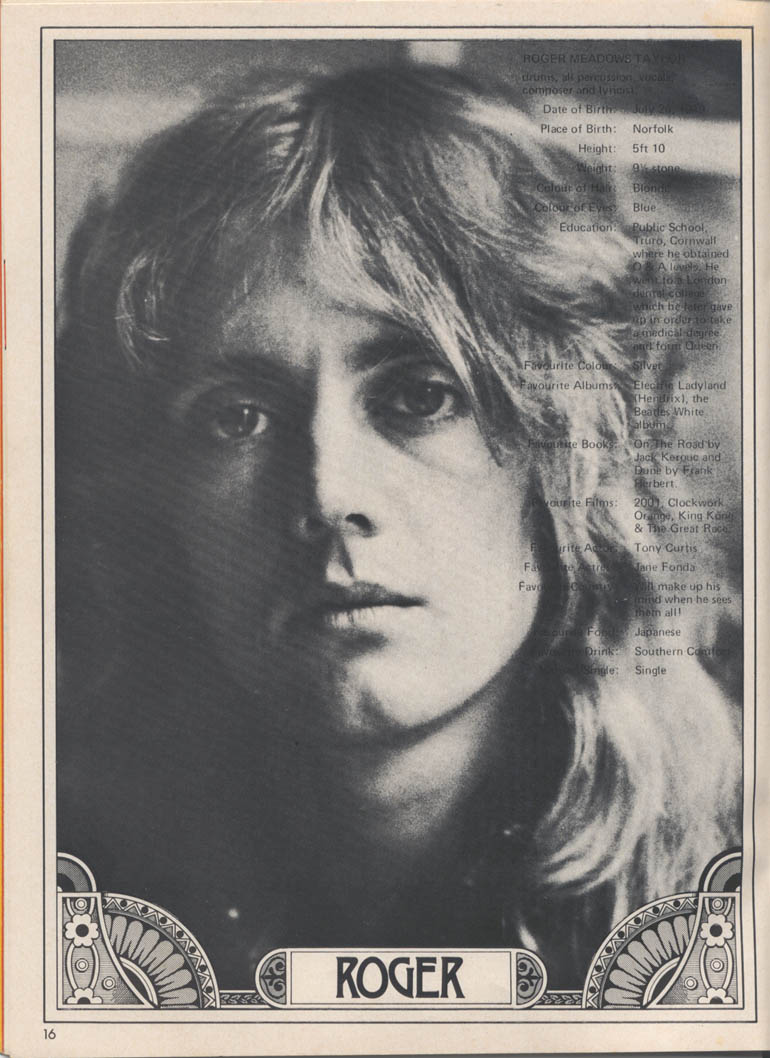 ANTIGUA REVISTA QUEEN -ROGER