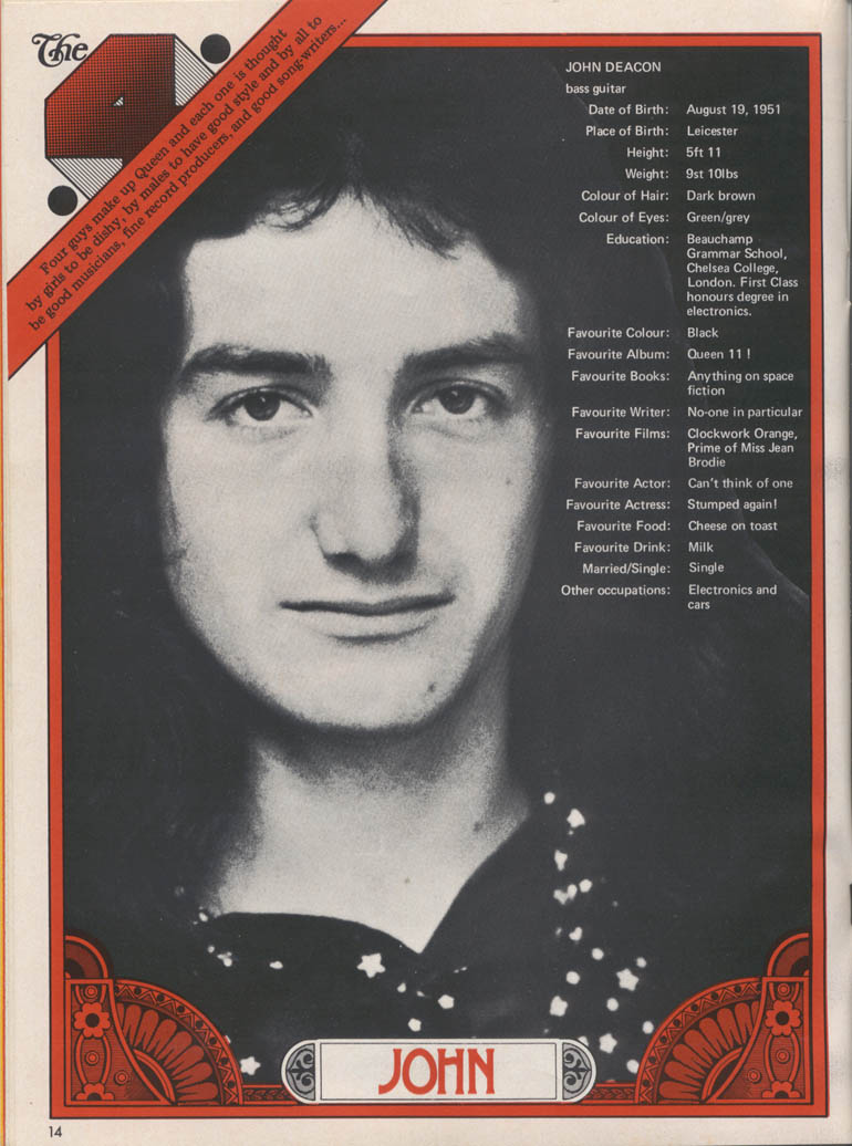 ANTIGUA REVISTA QUEEN -JOHN