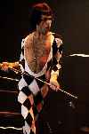 Freddie on stage