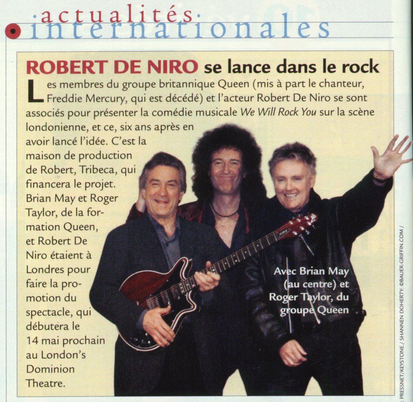 We Will Rock You in Quebec's Magazine