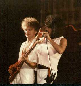 John and Freddie with boobs, live