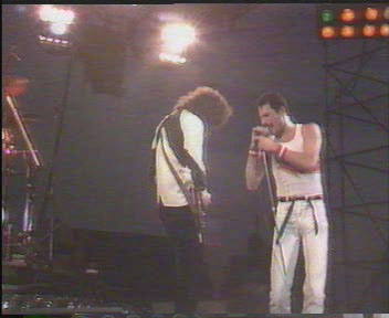 Queen performing Stayin' Power