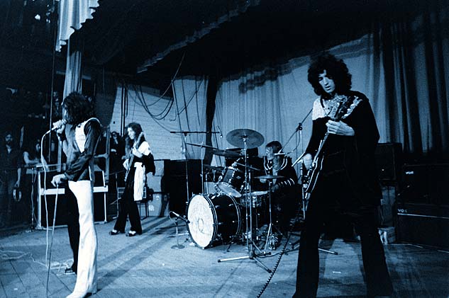 Queen on stage in early 70s