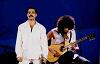 Performing "Is this the world we created?" in 1985 at Live Aid