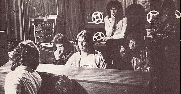 in studio