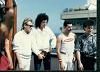 Queen at pressconference in Rio, january 1985