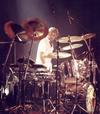 Roger playing drums in 1982