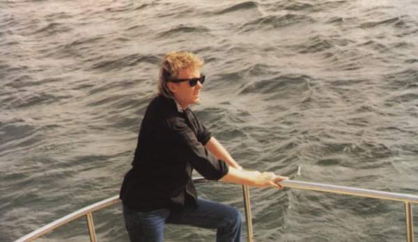 on a boat