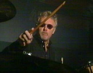 Roger on drums