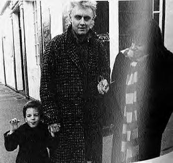 Roger with Dominique and Felix Luther in the early 80s