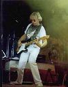Playing guitar