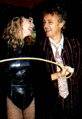 Roger Taylor's birthday party '89 with Debbie