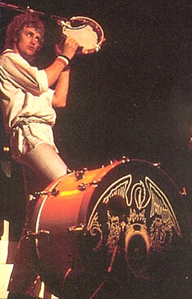 playing tambourine late 70's