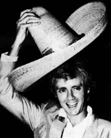 Roger with a big hat