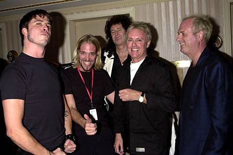Roger & Brian with Foo Fighters