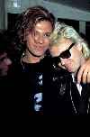 Roger Taylor and Michael Hutchence