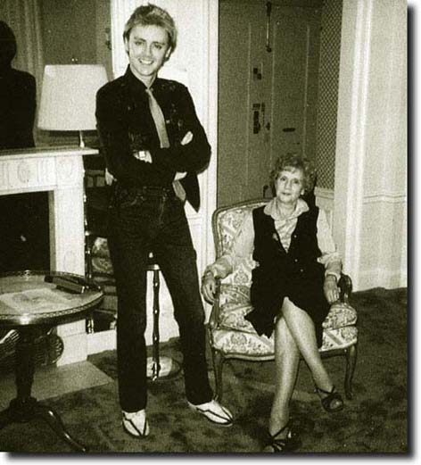 Roger with his mother
