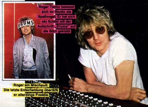 in the studio