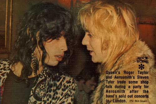 Roger + Steven Tyler(Aerosmith).
