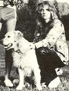 Roger with a dog