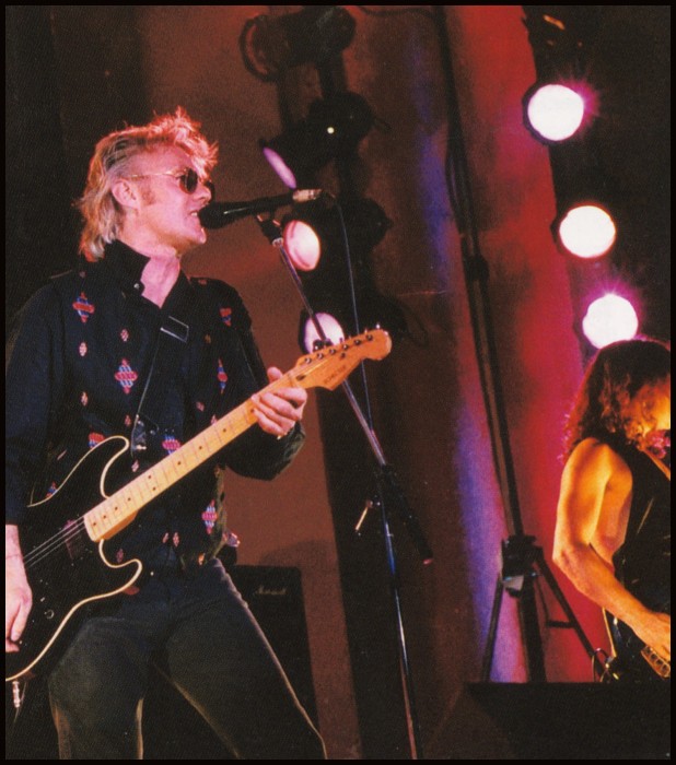 On Stage w/ The Cross