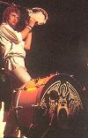 playing tambourine late 70's