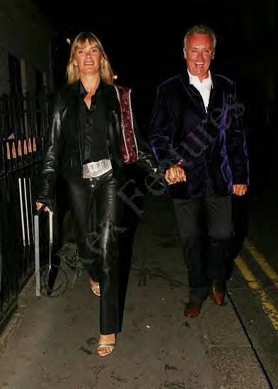  A happy Roger and his girlfriend Debbie 