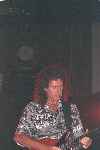 Brian May... all sweaty but still looking hot!!