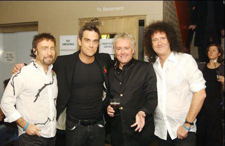 Paul Rodgers, Robbie Williams, Roger and Brian