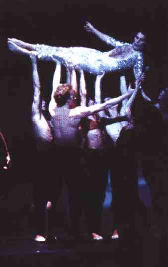 Freddie dancing with the Royal Ballet