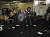 Trijntje rehearsing with Brian and Roger for the Amsterdam 2002 concert