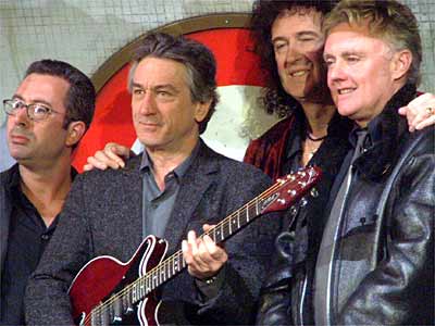Brian, Roger, Ben Elton, Rober DeNiro 3