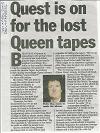 The Quest for lost tapes