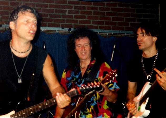 With Steve Vai & Jamie Moses - Hollywood Star Party
