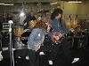 Another photo of Trijntje rehearsing with Brian and Roger